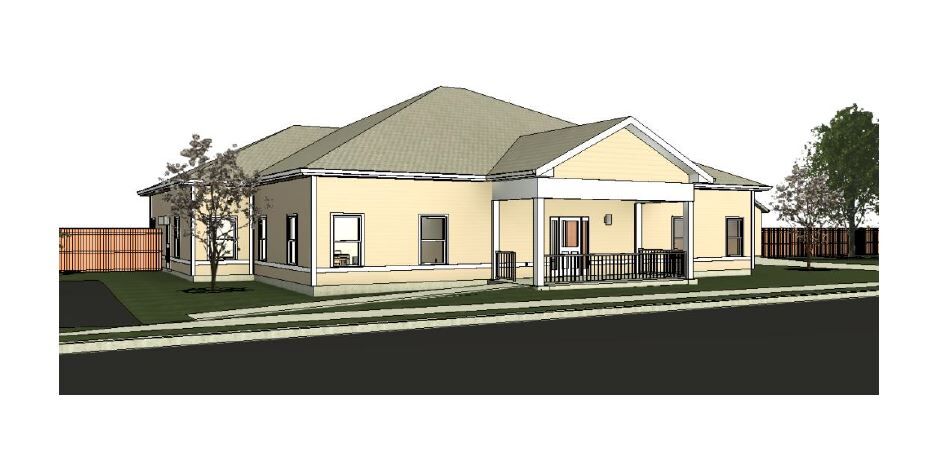 Rendering of the Mother House of the Mission of the Mercy of Saint Luke
